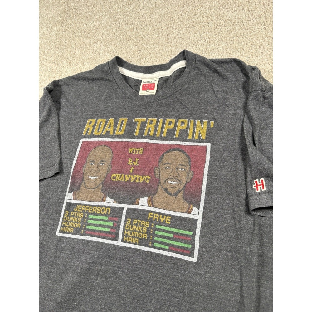 Homage NBA Jam Road Trippin Podcast T Shirt Mens XL Richard Jefferson Channing
